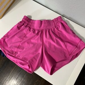 lululemon athletica Bright Pink Athletic Shorts
